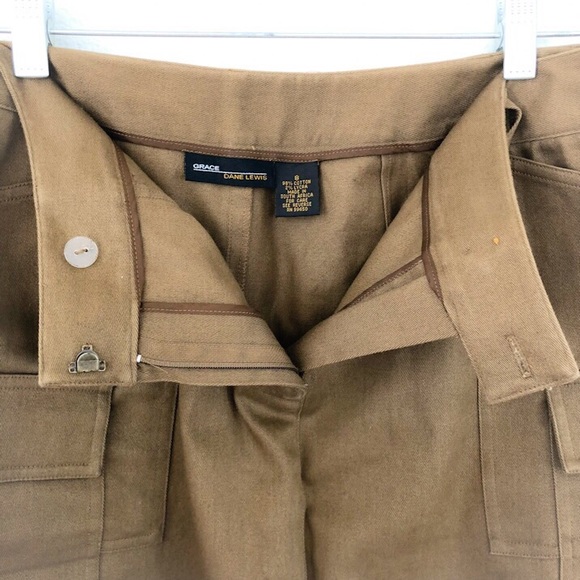 Grace - Olive Green Miniskirt - Picture 4 of 4